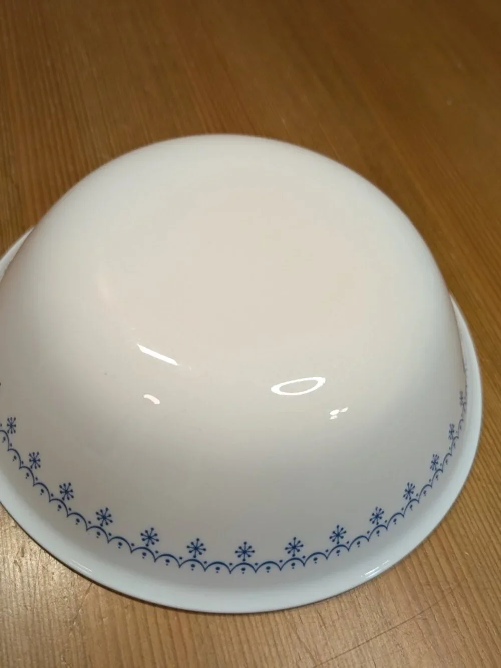 Corelle snowflake blue